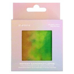 Notes samoprzylepny (karteczki) Transparentny Ombre Starpak (576517)