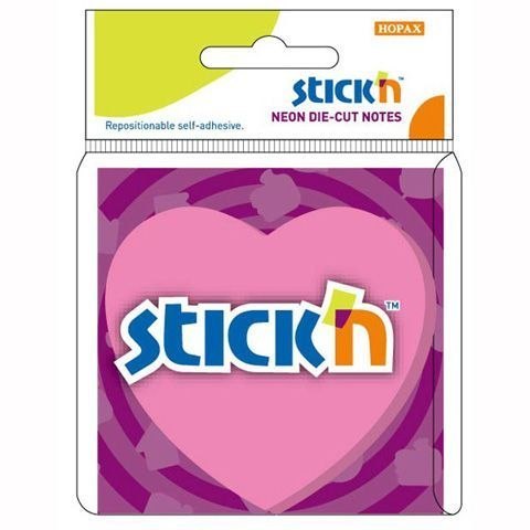 Notes samoprzylepny (karteczki) serce Stick'n (21448)