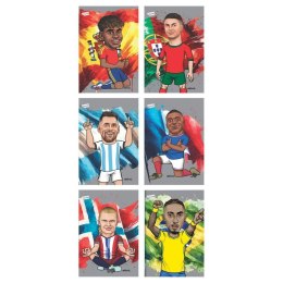 Zeszyt A4 Football icons 40k. krata Mar Mar (MM 1211640934)