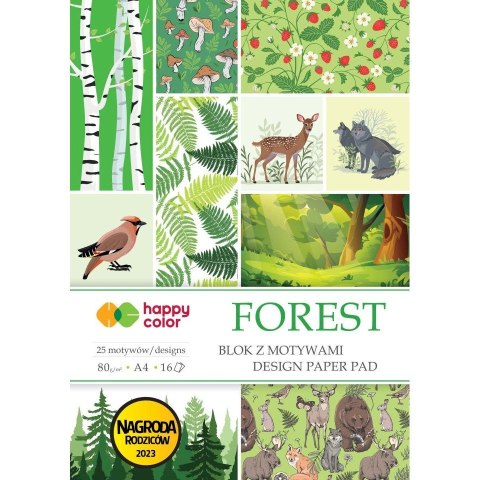 Zeszyt papierów kolorowych Forest Happy Color (HA 3808 2030-FR)