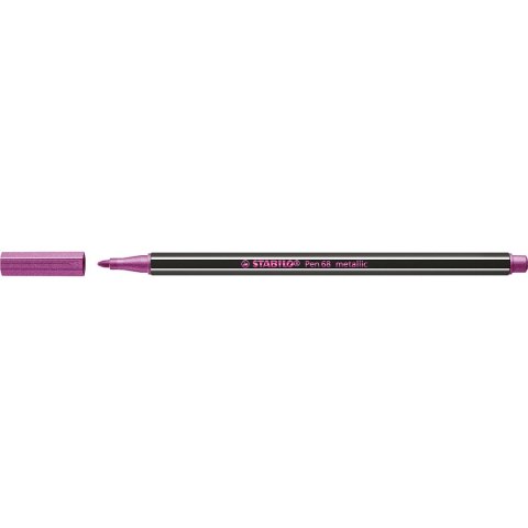 Flamaster Pen 68 metallic różowy 1 kol. Stabilo (68/856)