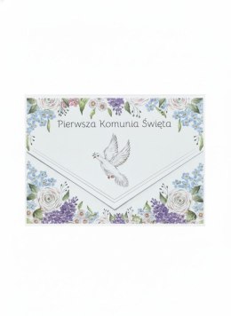 Kartka składana A5 A5 KOMUNIA gołąb majowy Henry (5905701485888)
