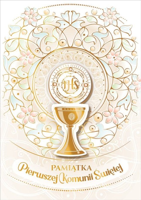 Kartka składana B6 Komunia Ab Card (5902811209809)