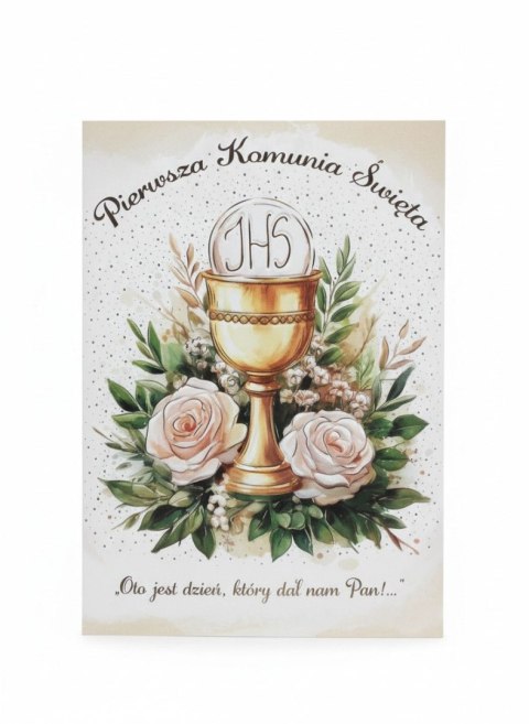 Kartka składana Komunia Karnet A5 Henry (5908451984076)