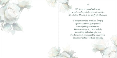 Kartka składana kw Komunia Ab Card (KW LUX)