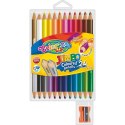 Kredki ołówkowe Colorino dwustronne 12 kol. Patio (51736)