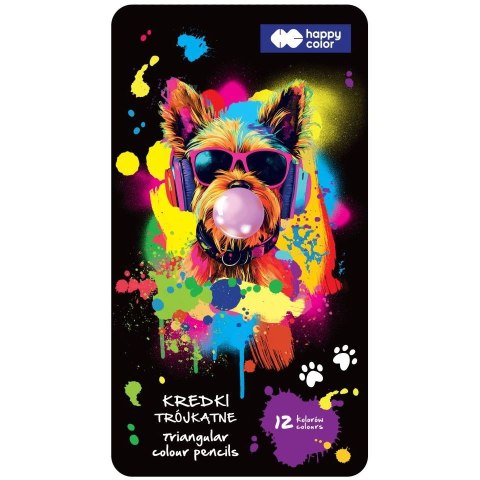 Kredki ołówkowe 12 kol. Happy Color (HA 2313 13KK M12)