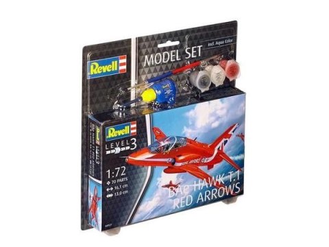 Model do sklejania Set samolot BAe Hawk T.1 Red Arrows Revell (89392)