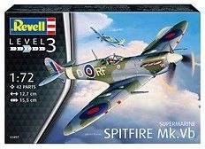 Model do sklejania Supermarine Spitfire Mk.Vb - brytyjski jednomiejscowy samolot myśliwski Revell (03897)