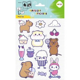 Naklejka (nalepka) 3D POP UP Kapibara Happy Color (HA 4246 1418-YU01)