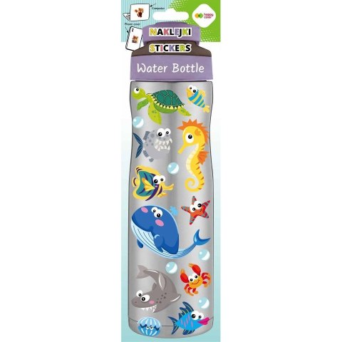 Naklejka (nalepka) WATER BOTTLE Ocean Friends Happy Color (HA 4211 8328-KN01)
