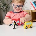 Samochód zestaw pojazdów drewnianych Fisher Price (JCY32)