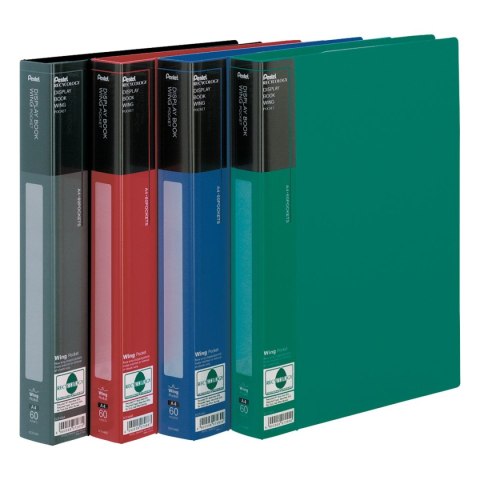 Teczka ofertowa A4 kolor: zielony 60 kieszeni Pentel