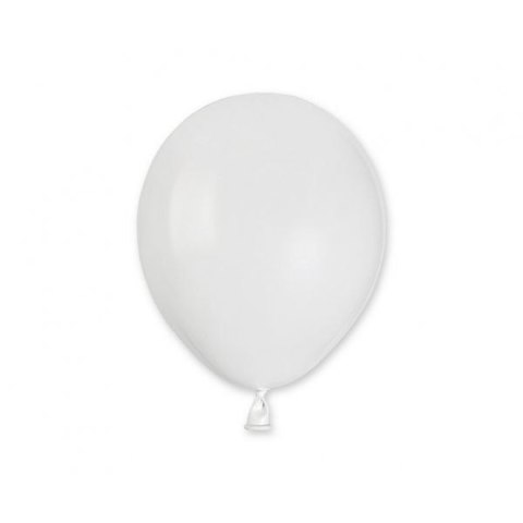 Balon gumowy pastel 100 szt biały 5cal Godan (A50/01)
