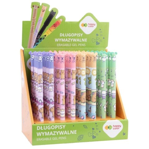 Długopis Kapibara wkład niebieski 0,5mm Happy Color (HA 4120 01YU-3 KP40)