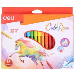 Flamaster COLORUN 18kol 18 kol. Deli (EC10013)
