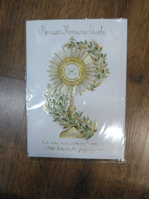 Kartka składana A5 Komunia Karnet A5 Henry (5908451984090)
