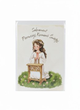 Kartka składana Komunia Karnet B6 Henry (5908451984052)