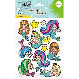 Naklejka (nalepka) 3D POP UP Little Sirens Happy Color (4246 1418-KP01)