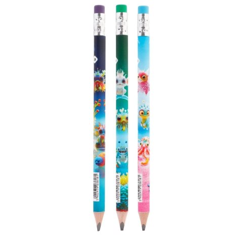 Ołówek Aqua Cuties Happy Color (HA 3132 01AC-2B KP36)