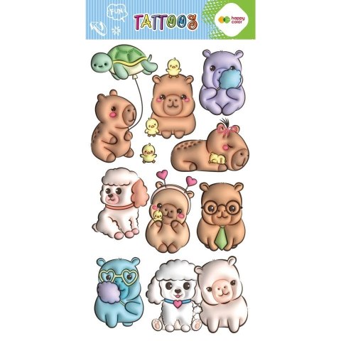 Tatuaż zmywalny BUBBLE KAPI FUN Happy Color (HA 4261 1020-KP08)