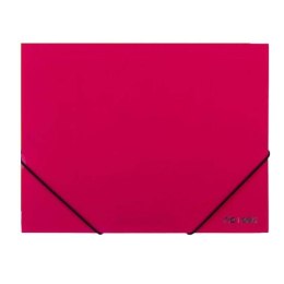 Teczka plastikowa na gumkę A4 różowy Deli (E39504_PINK)