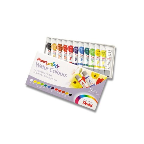 Farby akwarelowe 12 kolor.