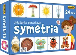 Gra edukacyjna Symetria Układanka obrazkowa Symetria Adamigo