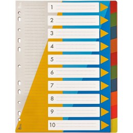Przekładka czysta numeryczne A4 mix 10k [mm:] 297x310 Tetis (BP630-10)