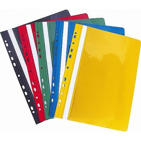 Skoroszyt A4 czerwony plastik Starpak (108403)