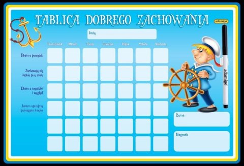 Tablica suchościeralna [mm:] 330x480 Adamigo