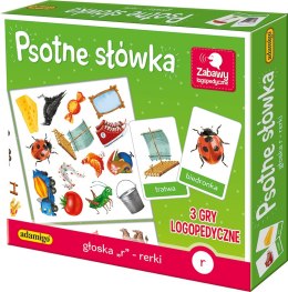 Układanka PSOTNE SŁÓWKA - GŁOSKA R - RERKI Adamigo