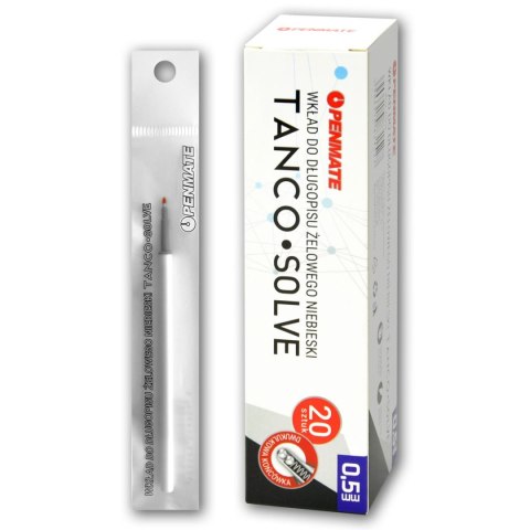 Wkład do długopisu żelowy do SOLVE/TANCO wkład niebieski 0,5mm Penmate (TT8838)