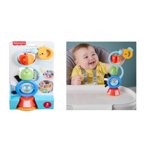 Zabawka edukacyjna Sensoryczna zabawka z przyssawką Wesołe odgłosy Fisher Price (JHB46)