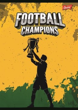 Zeszyt A4 FOOTBALL CHAMPIONS 32k. 70g podwójna linia kolor Unipap