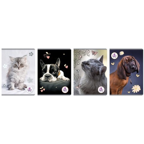 Zeszyt A5 THE SWEET PETS 80k. linia Beniamin (2627)