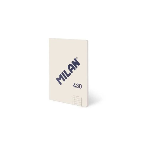 Zeszyt A6 beżowy 48k. 95g kratka Milan (57263G48BG)
