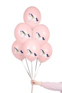 Balon gumowy Konik, Pastel Pale różowy 300mm Partydeco (SB14P-316-081J)