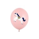 Balon gumowy Konik, Pastel Pale różowy 300mm Partydeco (SB14P-316-081J)