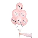 Balon gumowy Konik, Pastel Pale różowy 300mm Partydeco (SB14P-316-081J)