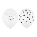 Balon gumowy biały Partydeco (SB14P-301-008)