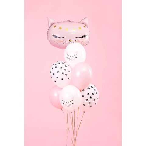 Balon gumowy biały Partydeco (SB14P-301-008)