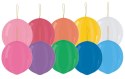 Balon kształty piłki piłka bez nadruku mix pastelowy 50 szt Godan (Gpbi)
