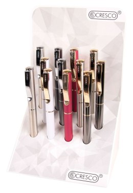 Długopis wielkopojemny Classic wkład niebieski 1,0mm Cresco (830021)