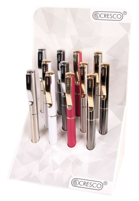 Długopis wielkopojemny Classic wkład niebieski 1,0mm Cresco (830021)