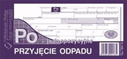 Druk samokopiujący 1/3 A4 Przyjęcie odpadu jednopozycyjne 80k. Michalczyk i Prokop (384-8)