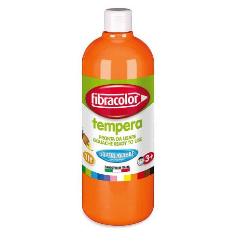 Farba tempera 1L Gluten Free kolor: pomarańczowy 1000ml Fibracolor