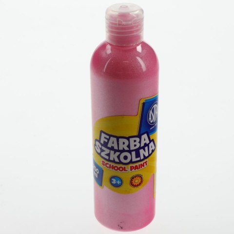 Farby plakatowe szkolne kolor: różowy 250ml 1 kolor. Astra