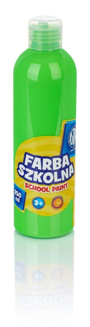 Farby plakatowe szkolne kolor: zielony 250ml 1 kolor. Astra