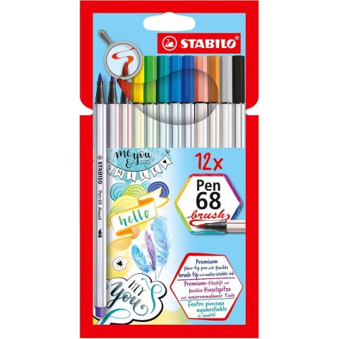 Flamaster Pen 68 4006381546096 12 kol. Stabilo (568/12-21)